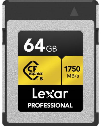Карта памет Lexar - Professional, 64GB, CFexpress Type B - 1